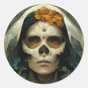 Adesivo Redondo Wood Witch 2 Fantasy