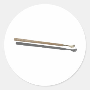 Adesivo Redondo WoodenBackScratcher022111