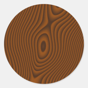 Adesivo Redondo Woodgrain Textured