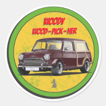 Woody Wood Sticker
