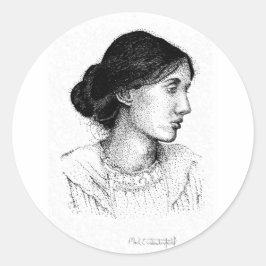 Adesivo Redondo Woolf Sticker