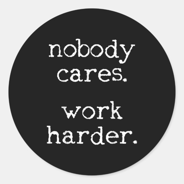 Adesivo Redondo Workout Gym Fitness Exercise Motivational  (Frente)