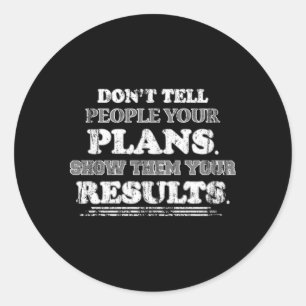 Adesivo Redondo Workout Malhação ginástica Exercício Engraçad