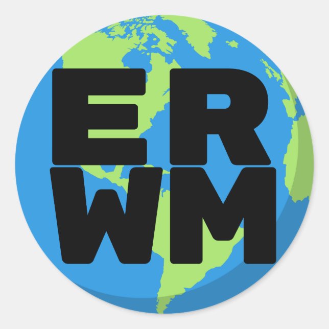 Adesivo Redondo World Missions Logo Stickers  (Frente)