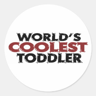 Adesivo Redondo Worlds Coolest Toddler