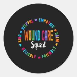 Adesivo Redondo Wound Care Nurse Squad Appreciation Sta