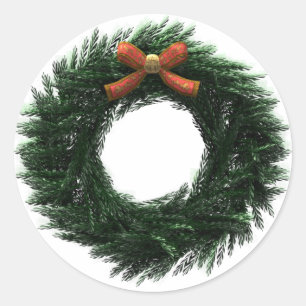Adesivo Redondo Wreath Sticker