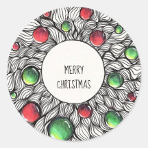 Wreath Sticker