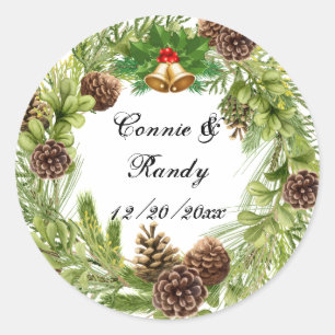 Adesivo Redondo Wreath Wreath Sticker