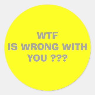 ADESIVO REDONDO WTF ...