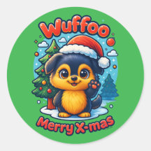 Wuffoo Molli Merry Natal Kawaii 3D Feriado