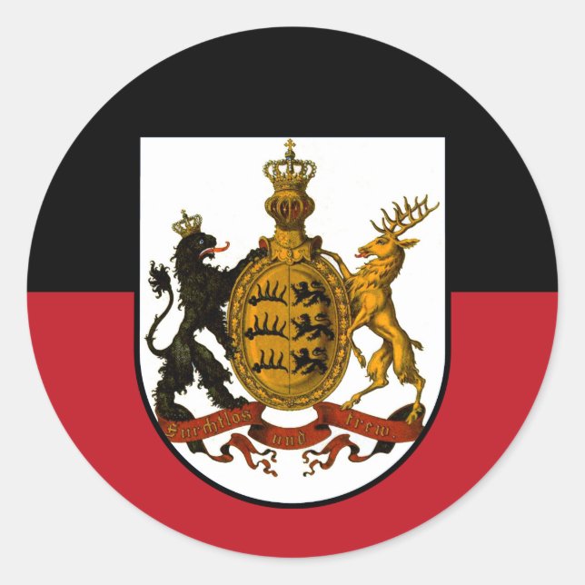 Adesivo Redondo Württemberg (Frente)