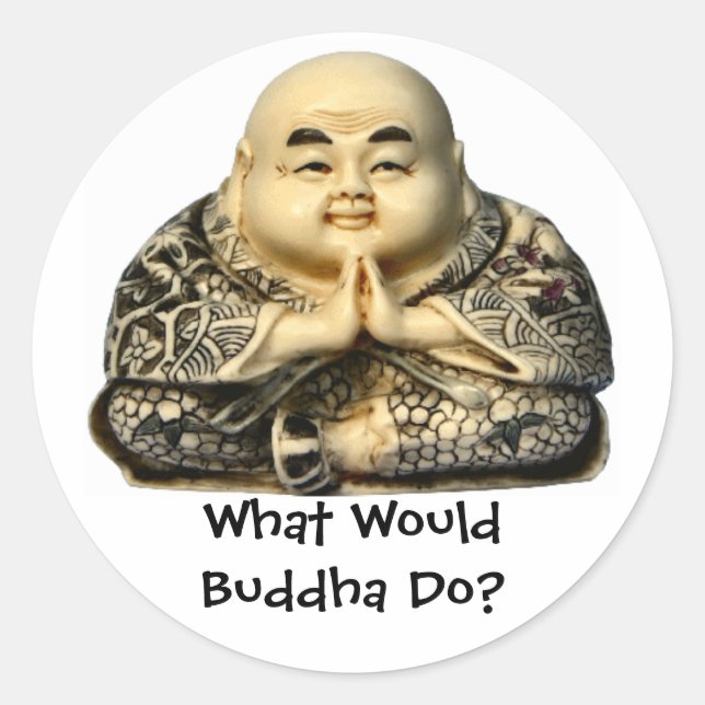 Adesivo Redondo WWBD rnd.Sticker (Frente)