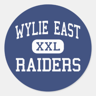 Adesivo Redondo Wylie East - Raiders - Segundo grau - Wylie Texas