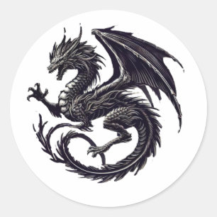 Adesivo Redondo Wyvern
