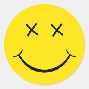 Adesivo Redondo X Rosto Olho