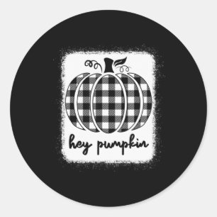 Adesivo Redondo Xadrez Preta E Branca Ei Pumpkin 1
