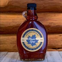 Xarope de Bordo Folha Azul Plaid Buffalo Kraft