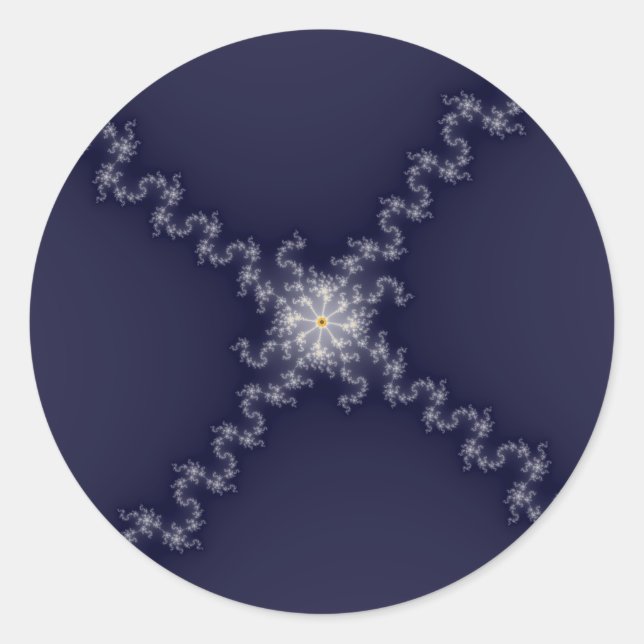 Adesivo Redondo Xit - Fractal (Frente)