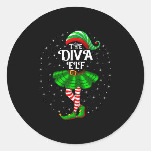 Adesivo Redondo Xmas Matando Mulheres Familiares Meninas Mãe O Elf