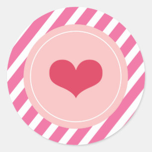 Adesivo Redondo XOXO Love & Kisses Namorados Party 3 Inch Stickers