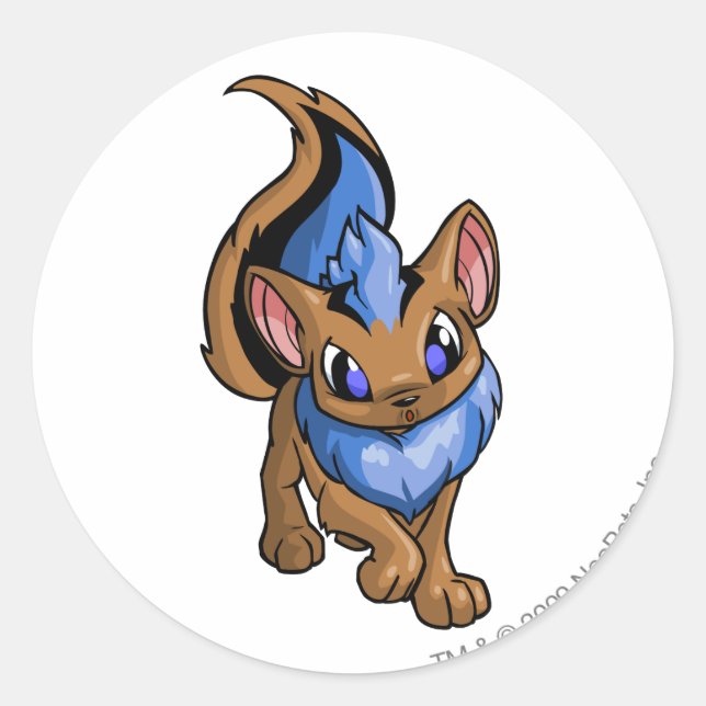 Adesivo Redondo Xweetok Blue (Frente)