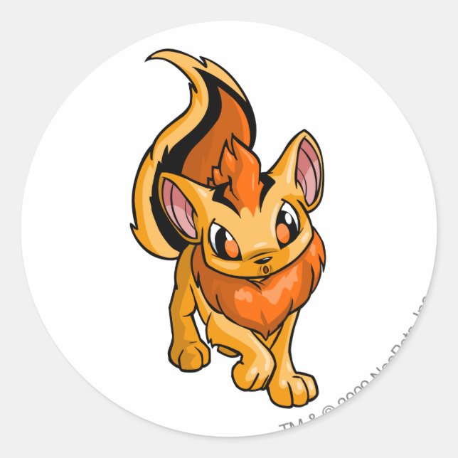 Adesivo Redondo Xweetok Orange (Frente)