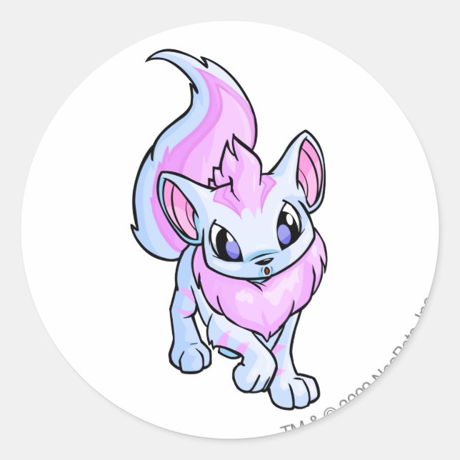 Adesivo Redondo Xweetok Striped (Frente)