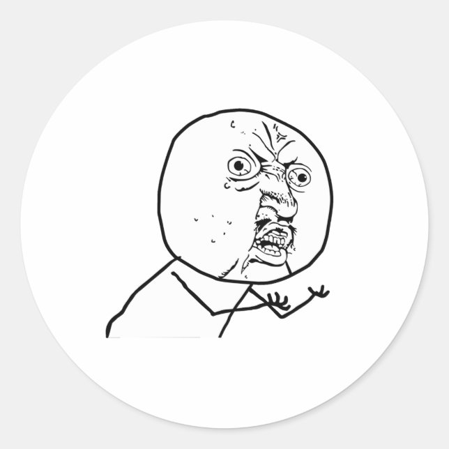 ADESIVO REDONDO Y U NÃO?? (Frente)