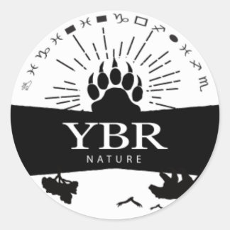 Adesivo Redondo YBRnature_sticker