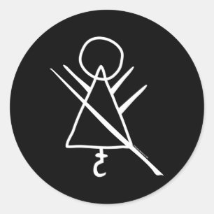 Adesivo Redondo Yellowjackets Rune