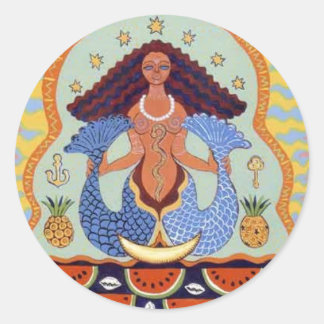 Adesivo Redondo Yemanja