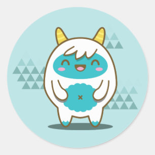 Adesivo Redondo Yeti