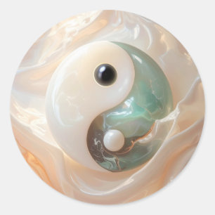 Adesivo Redondo YIN E YANG - Yijing