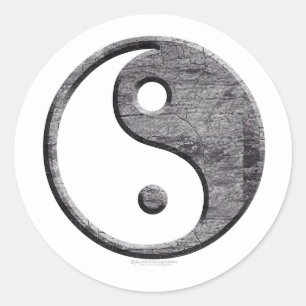 Adesivo Redondo Yin Yang Stickers