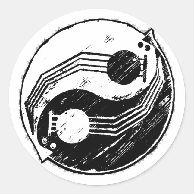 Adesivo Redondo Yinjo (Frente)