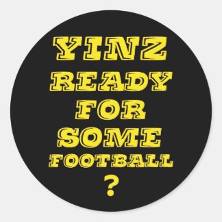 Adesivo Redondo Yinz Pronta Para Algum Futebol