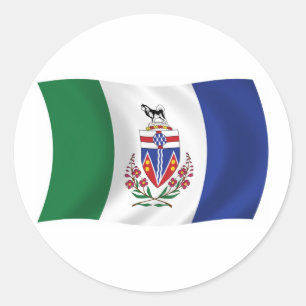 Adesivo Redondo Ykon Flag Sticker