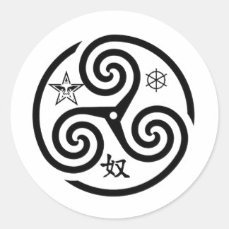 Adesivo Redondo YMO Sticker