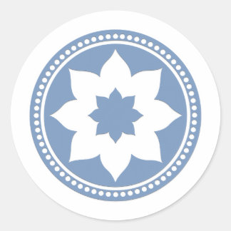 Adesivo Redondo Yoga and Pilates Club Outfit