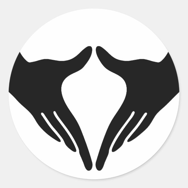 Adesivo Redondo Yoga Yoni Mudra (Frente)