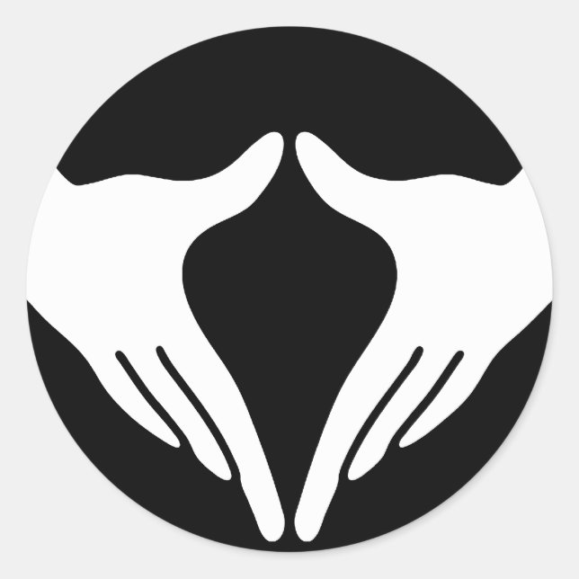 Adesivo Redondo Yoga Yoni Mudra (Frente)