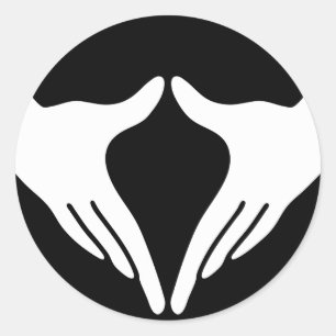 Adesivo Redondo Yoga Yoni Mudra