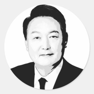 Adesivo Redondo Yoon Suk Yeol