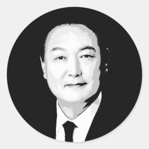 Adesivo Redondo Yoon Suk Yeol