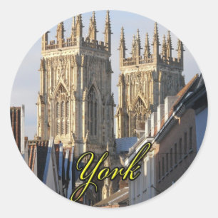 Adesivo Redondo York Minster England