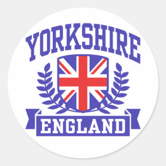 Adesivo Redondo Yorkshire Inglaterra