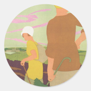 Adesivo Redondo Yorkshire Moors