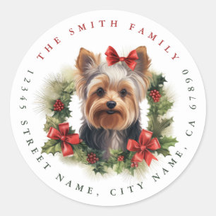 Adesivo Redondo Yorkshire Terrier Round Stickers