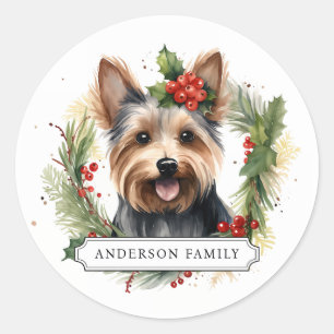 Adesivo Redondo Yorkshire Terrier Round Stickers